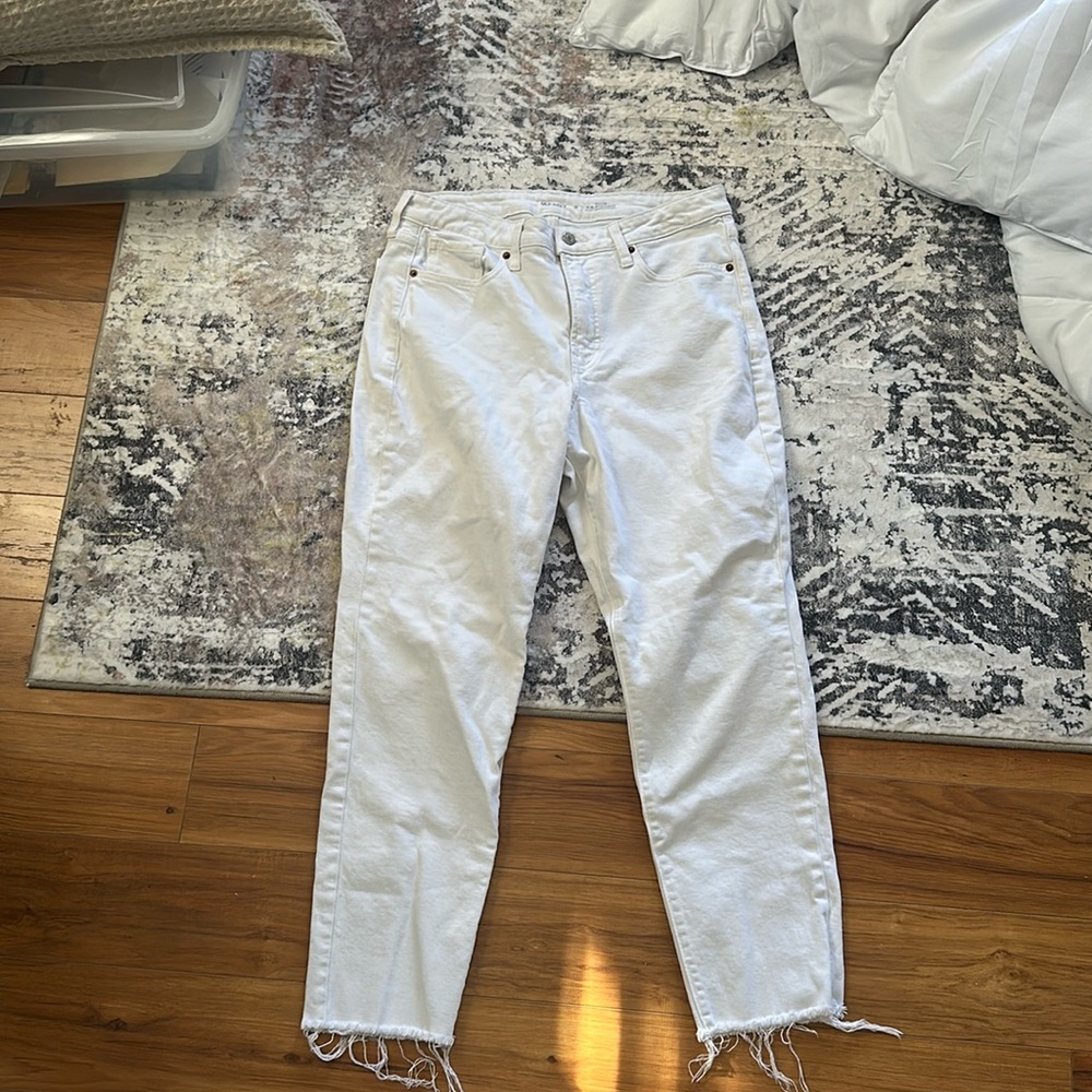 OG straight leg white jeans